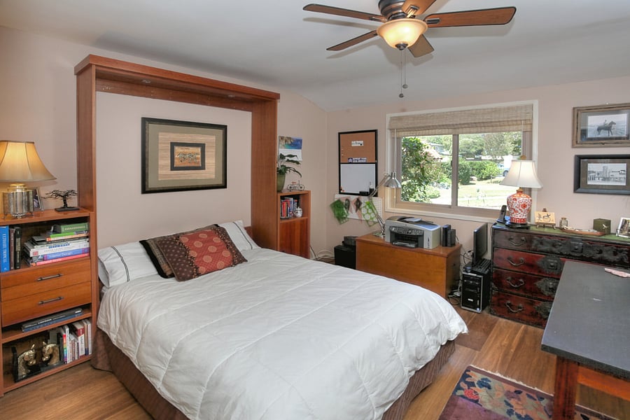 Guest bedroom - much of the extra furniture is now removed