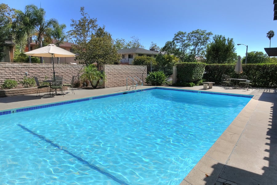 HOA pool - solar heated