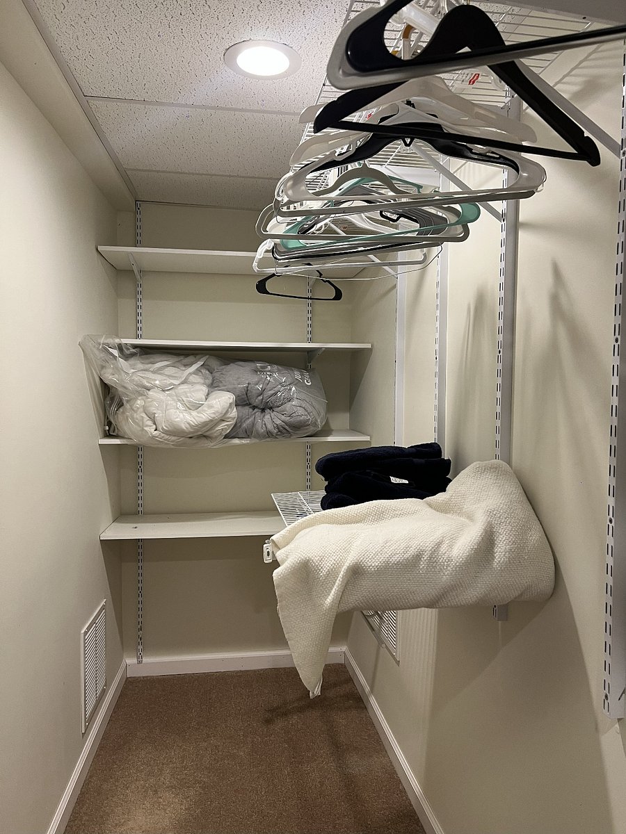 Walk in Closet 12 feet long