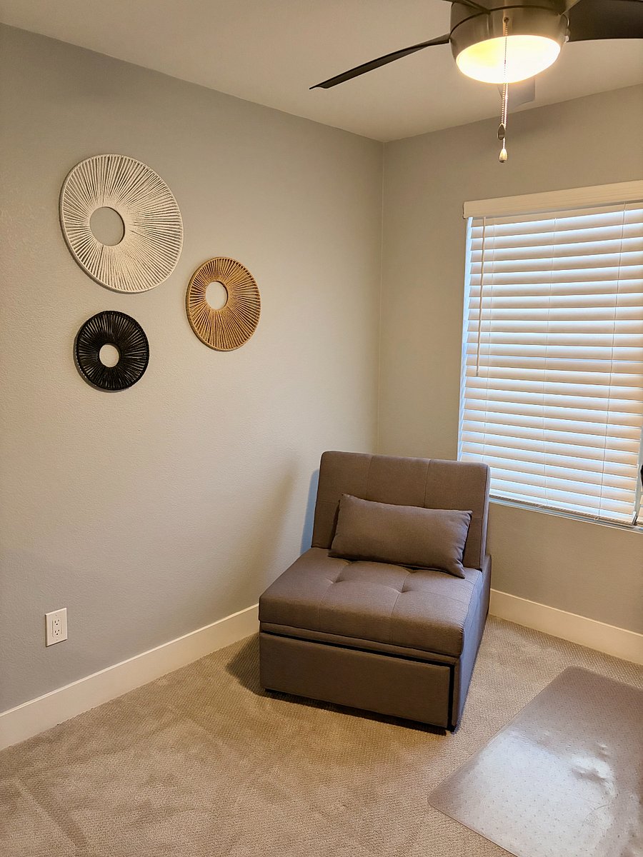 Sleeper chair (twin bed) in office/3rd bedroom