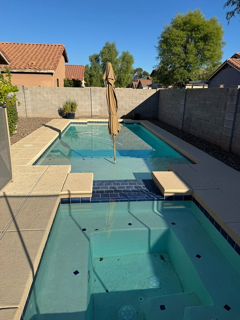Pool/hot tub - fully fenced with auto close/lock gate for child/pet protection