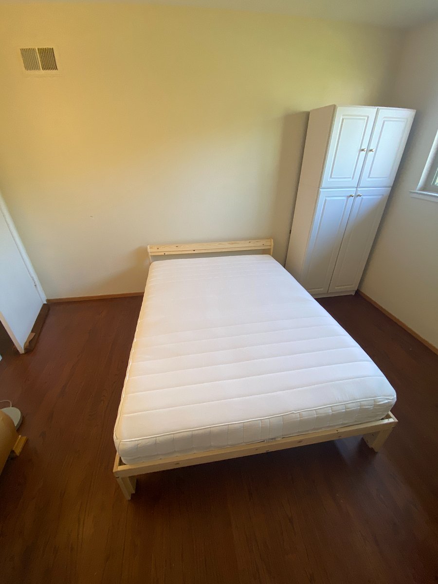 new bed and mattress