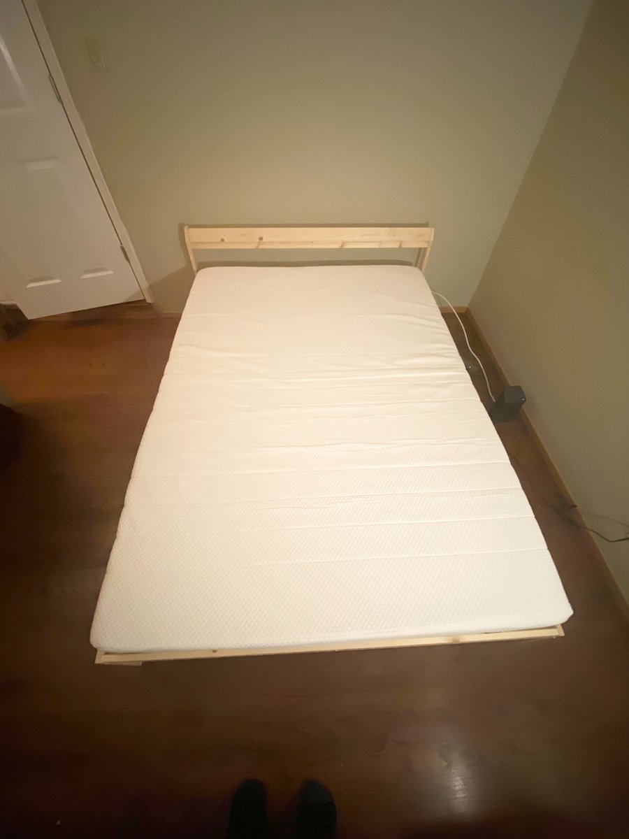 Brand new bed.