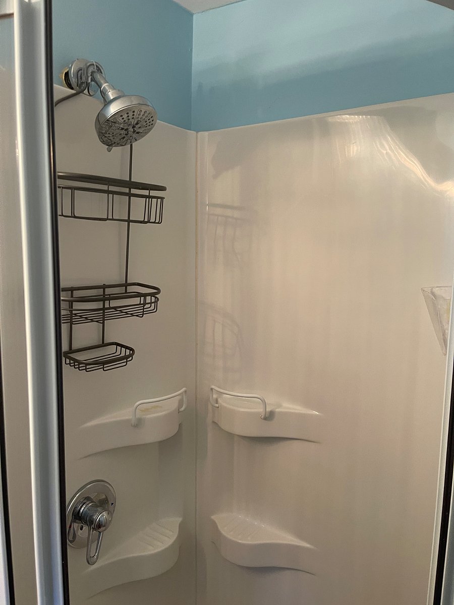 Shower in Half Bath