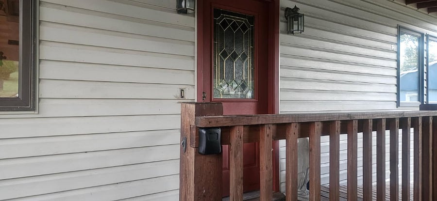 Private front entrance