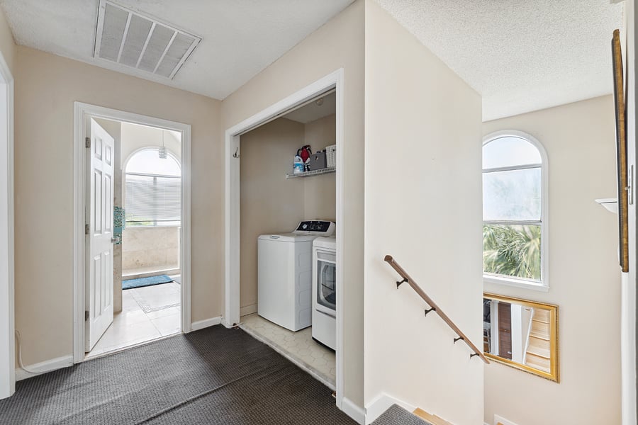 More Pics of Hallway Laundry area