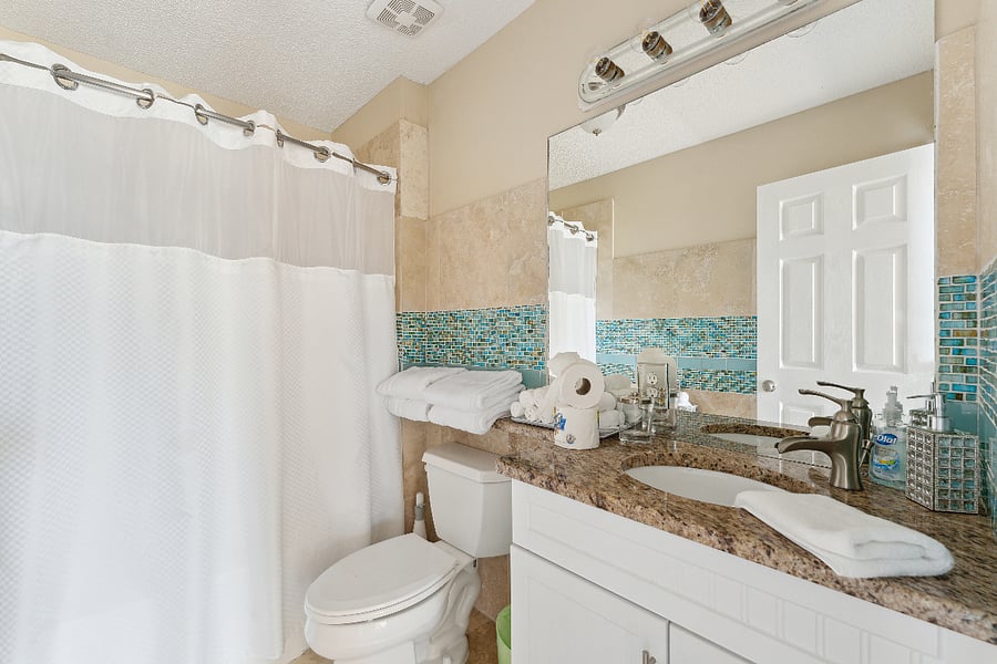 Private Bathroom attached to Master King Bedroom