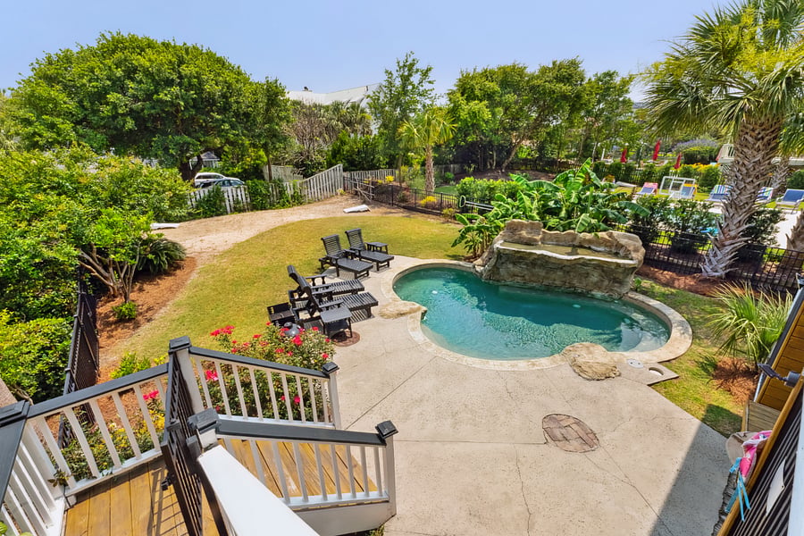 More Pics of Backyard Pool area