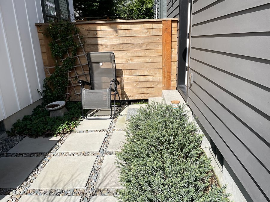 Back patio