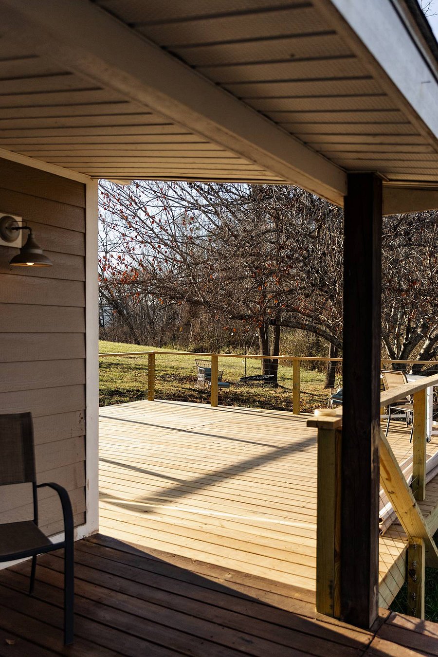 New deck