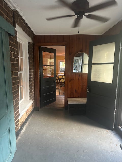 Other side of the sunroom. This is where you enter the main portion of the house from the sunroom.