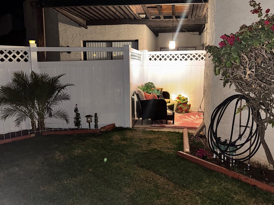 Outside patio to Master Bedroom