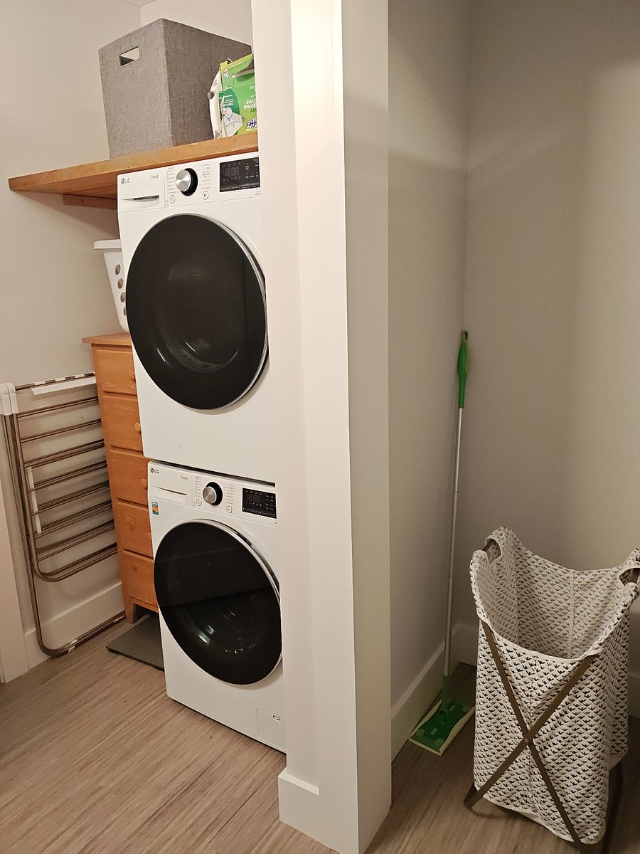In-unit washer and dryer