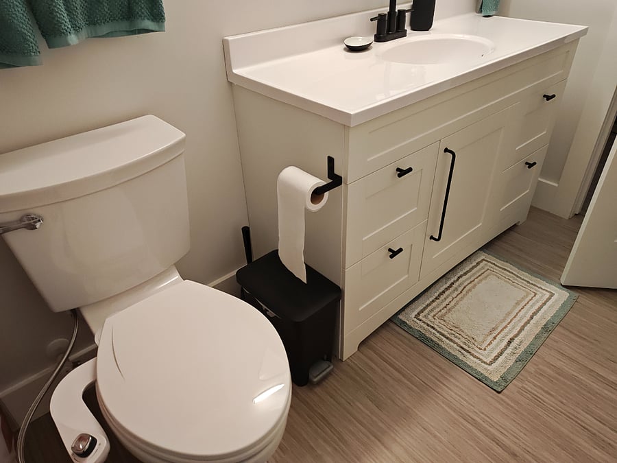 There is even a bidet installed!