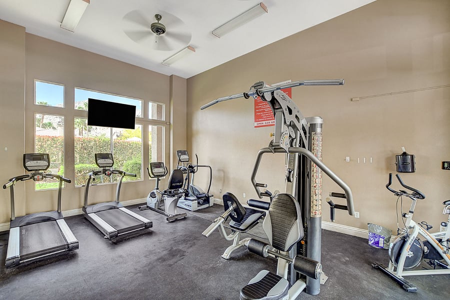 Full gym on property