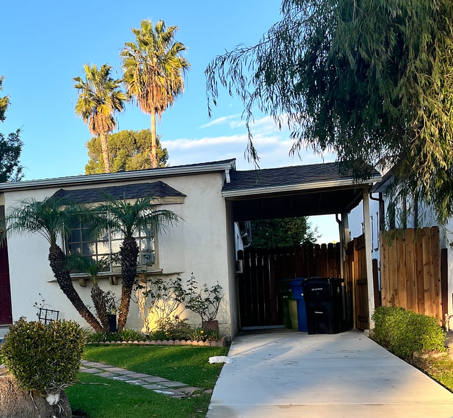 Exterior of house