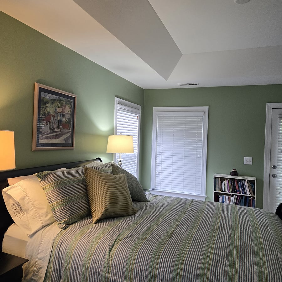 Master Bedroom with walk in closet and en-suite master bath.