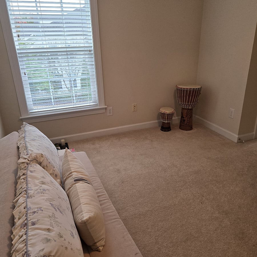 Loft space situated between master and 2nd bedroom upper level.