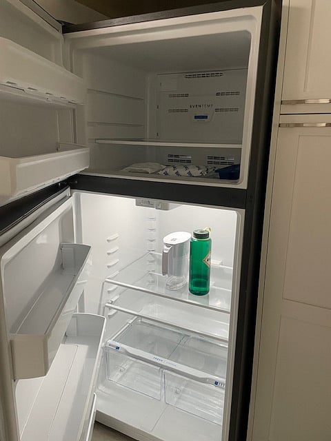 Brita filter in brand new refrigerator.