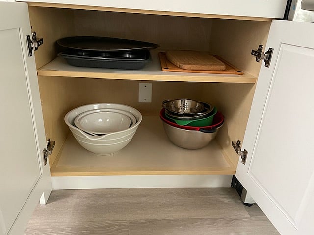 Prep bowls, colander, cutting boards.