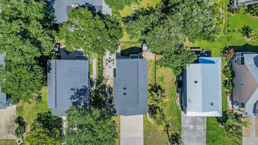 Fenced in yard
