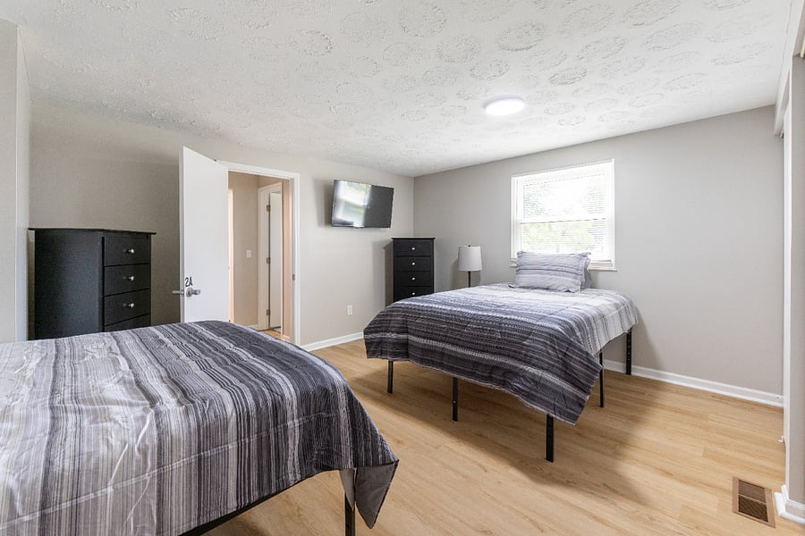 Beds 1A and 2A in bedroom #1