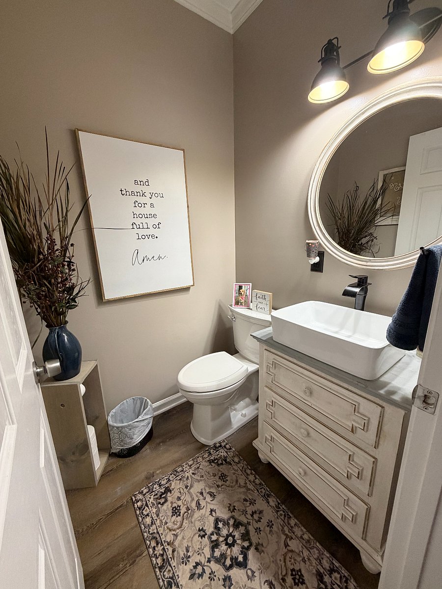 downstairs half bath
