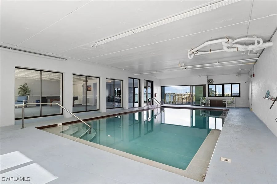 Indoor heated saltwater pool