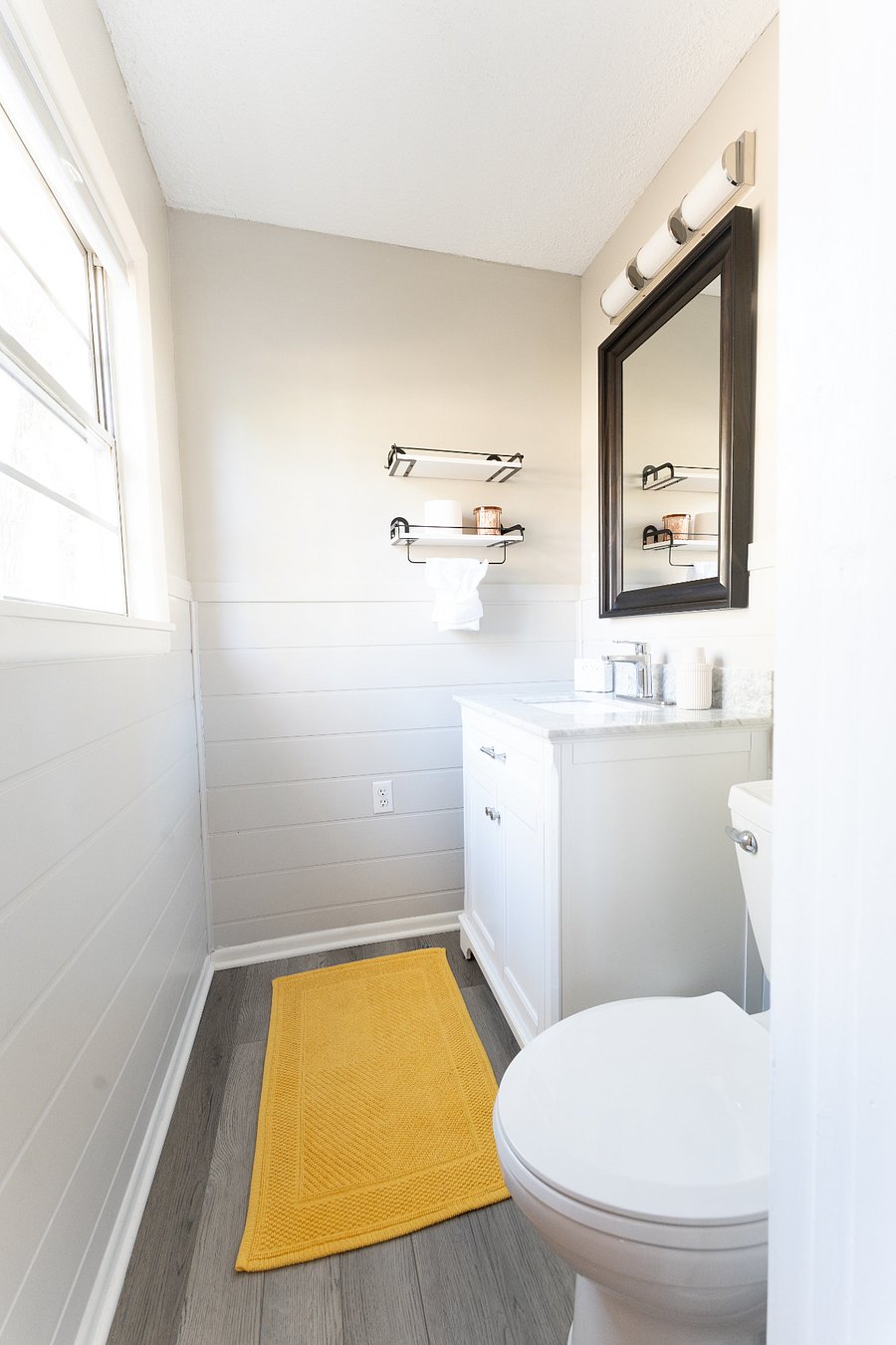 Half bath off bedroom