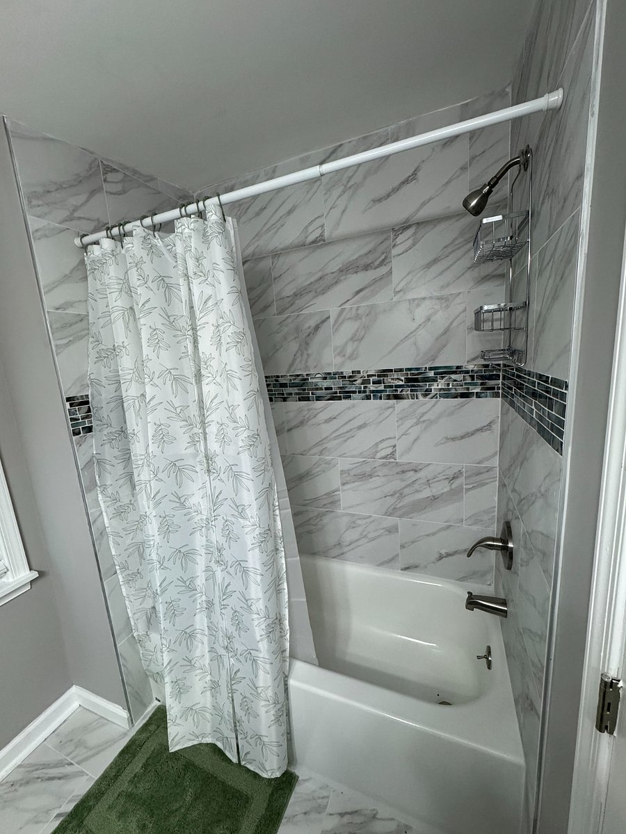 Newly renovated bathroom.