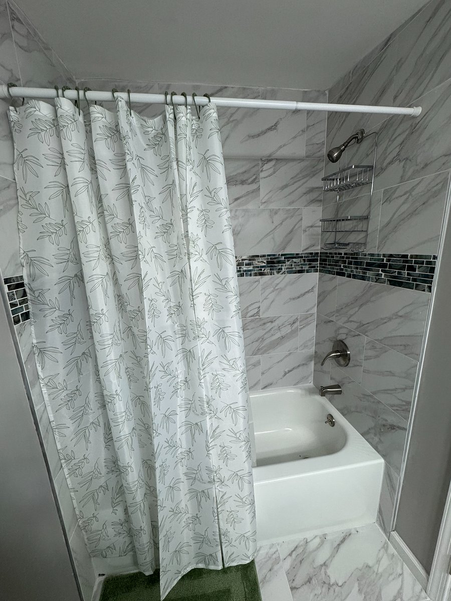 Newly renovated bathroom.