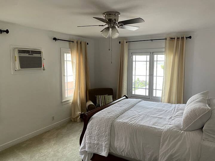 Bedroom 1 with Rear Window View