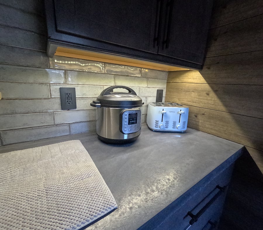 Insta Pot, crock pot & blender on site along with many other kitchen amenities.