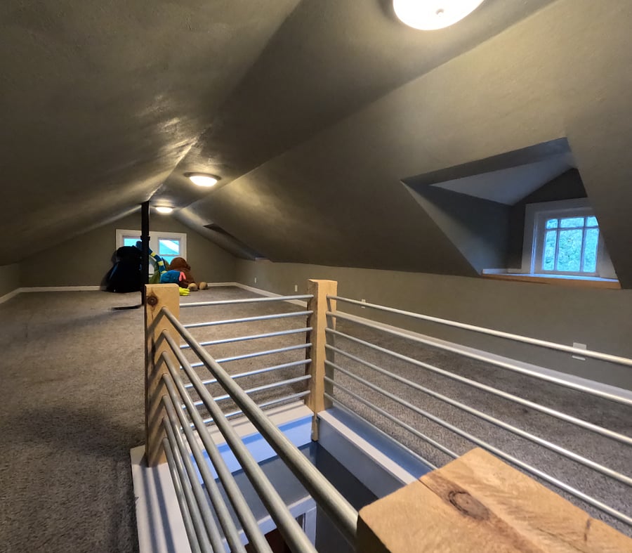Addition unfurnished loft space