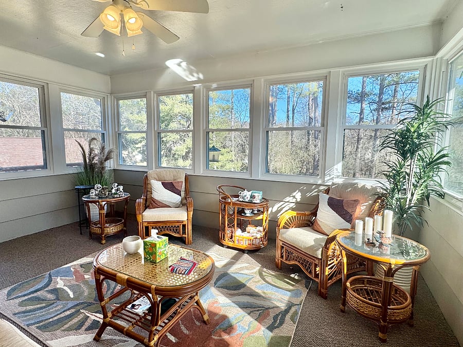 Enjoy some great sunrise views with a nice cup of coffee or tea.