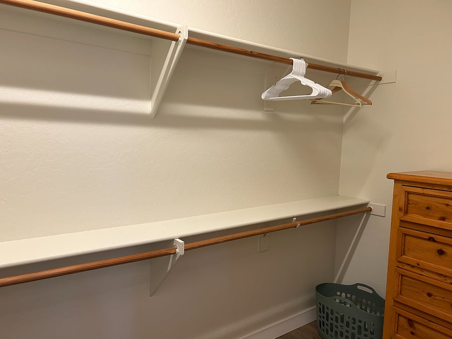 Ample closet space for your whole wardrobe