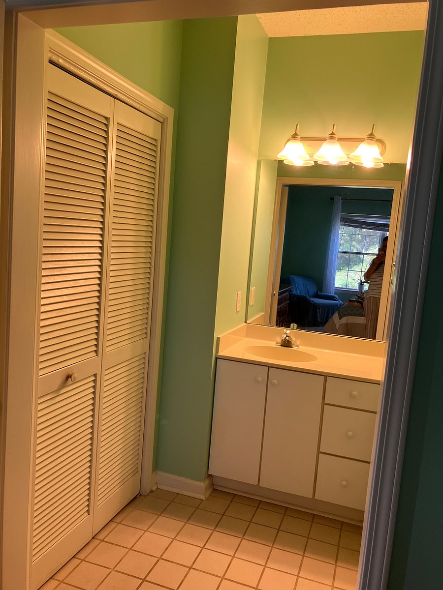 Private bathroom with closet