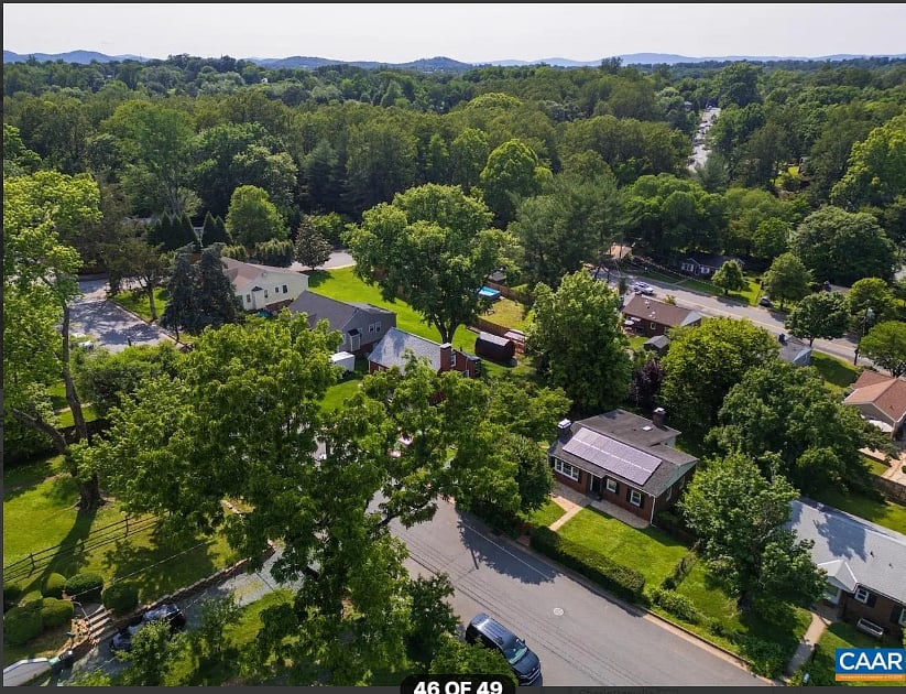 birds eye view