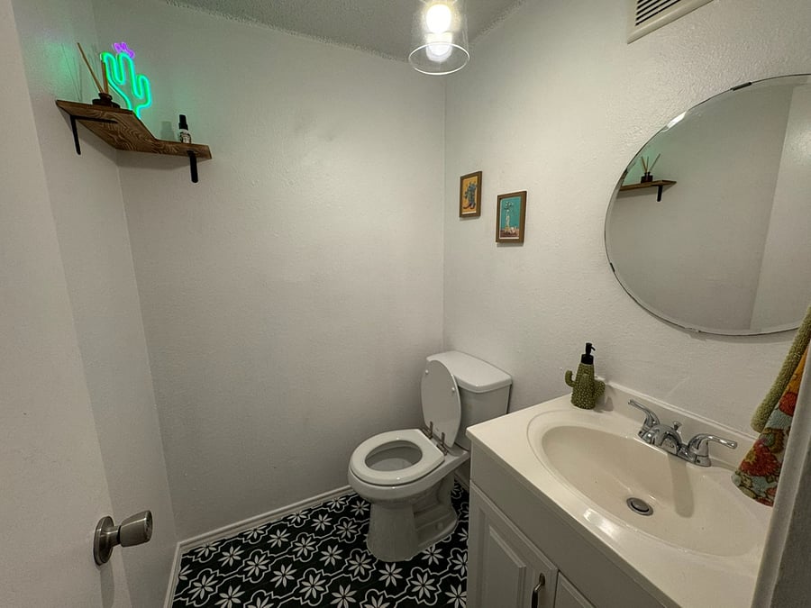 downstairs half bath