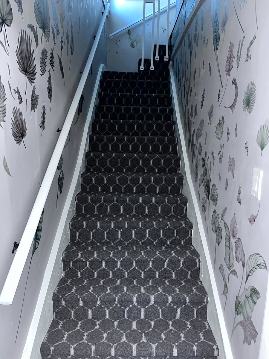 Going upstairs to loft apartment