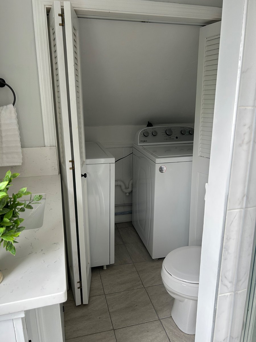 Laundry - inside bathroom