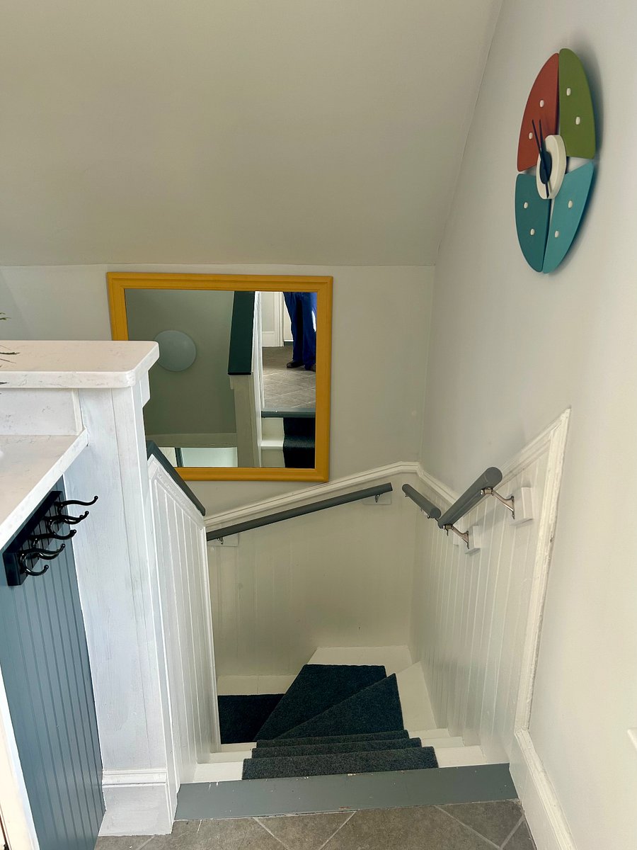 Back staircase - inside the unit