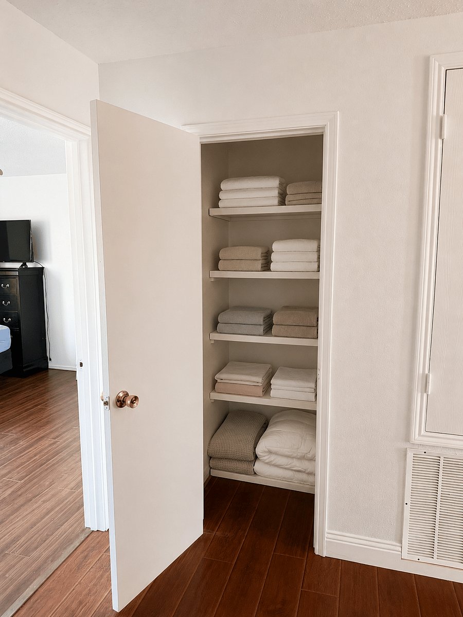 Upstairs Linen Closet