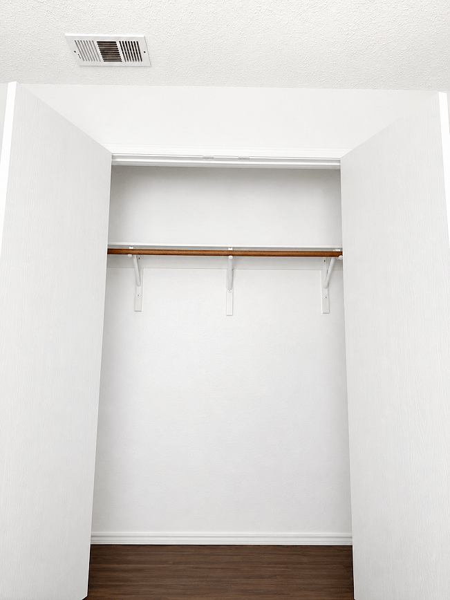 Bedroom #1 closet