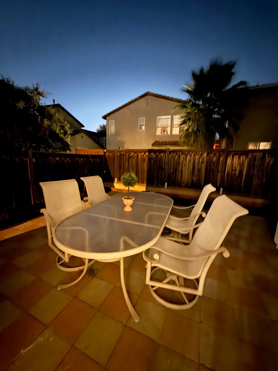 Private outdoor patio