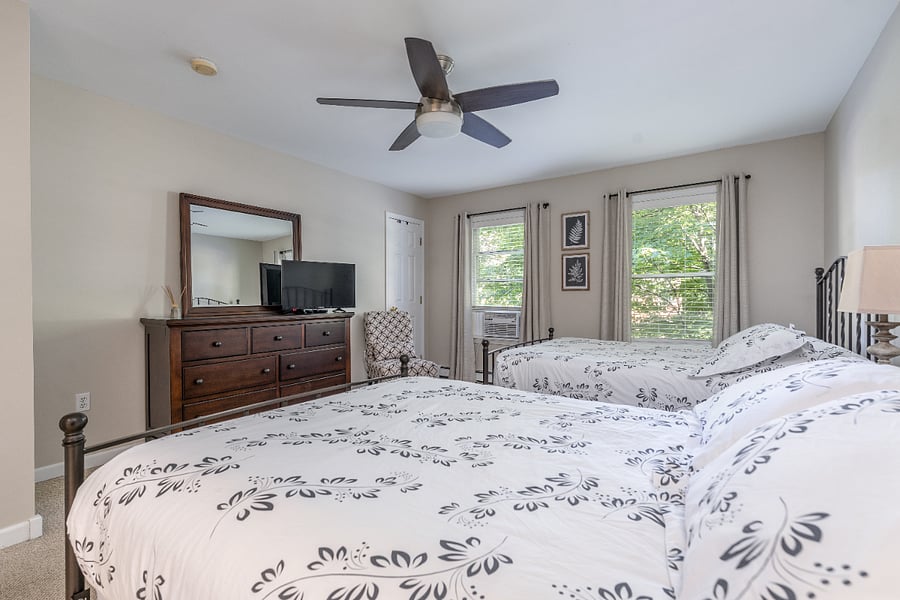Two Full Beds Master Bedroom