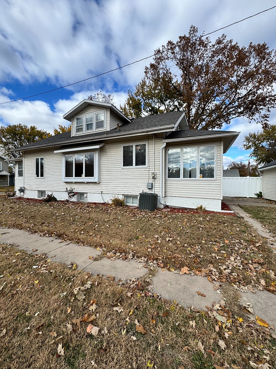 Side view of the house
