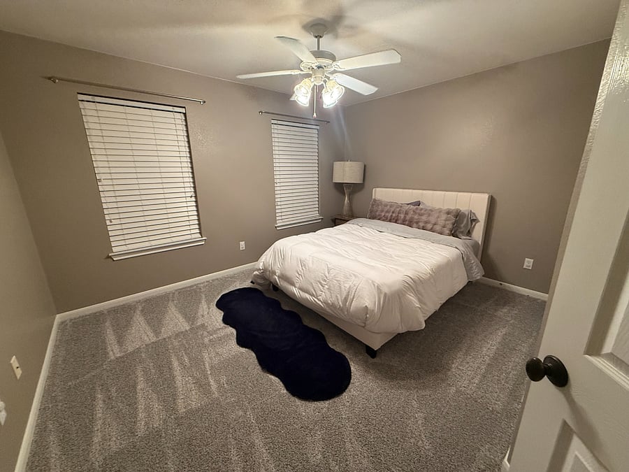 1st bedroom - lots of natural l