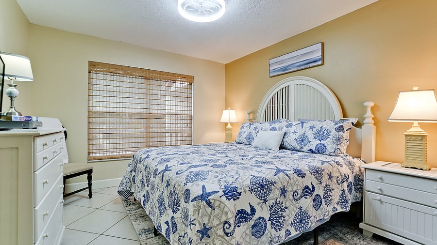 Guest room with King bed.