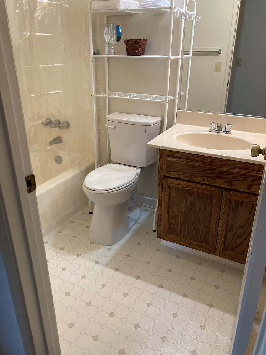 Brand new toilet and flooring!